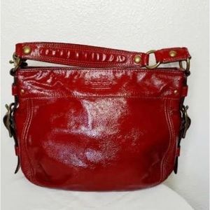 Garnet Zoe Editorial XL coach purse